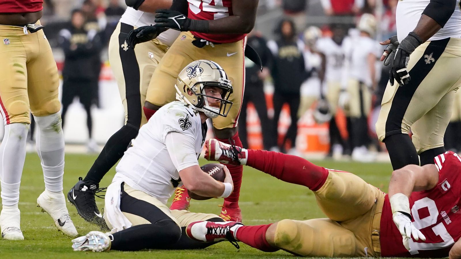 Rams players get into heated altercation on sideline during frustrating  game vs 49ers