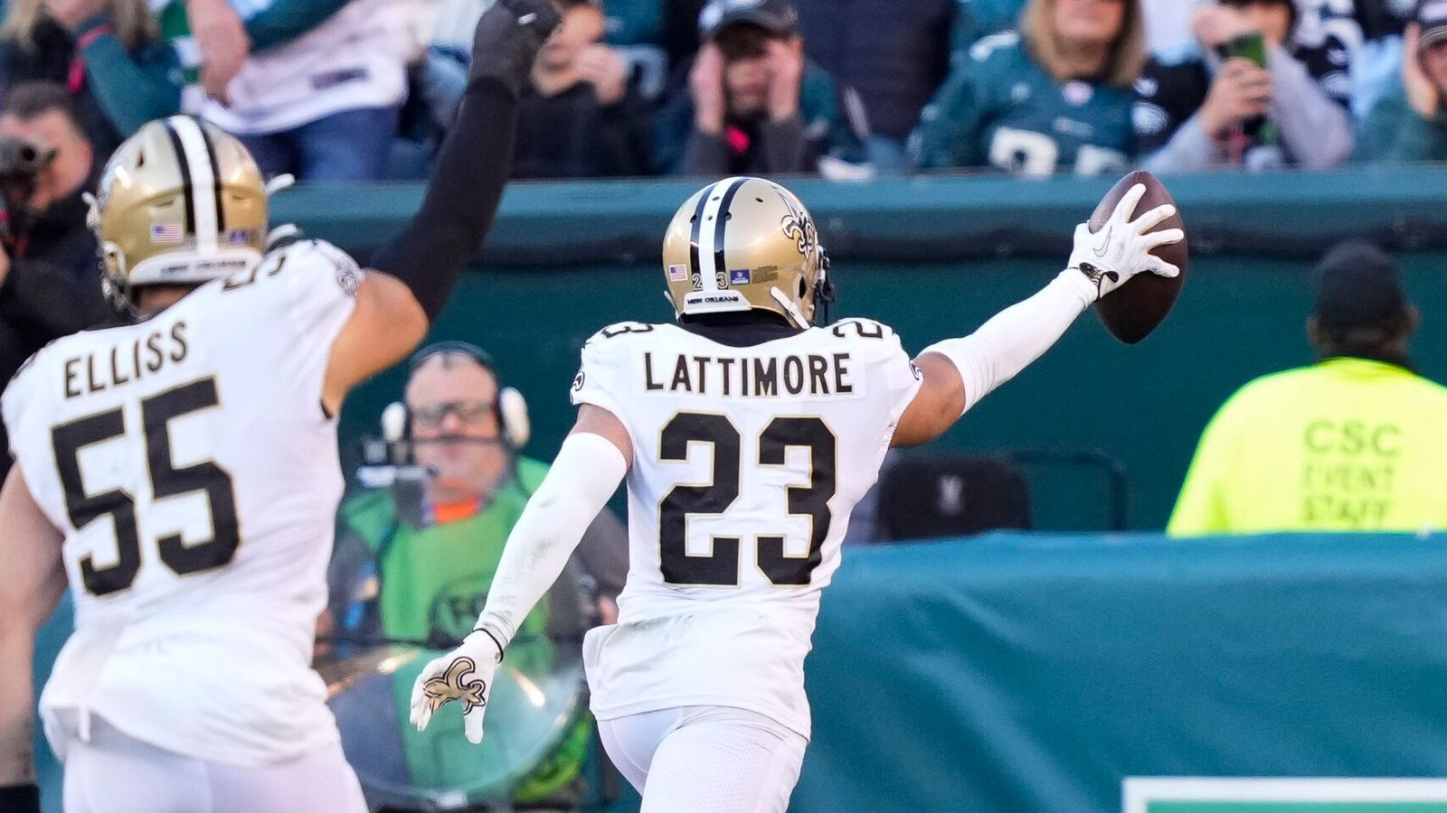 Marshon Lattimore saw New Orleans Saints game-winning pick six coming