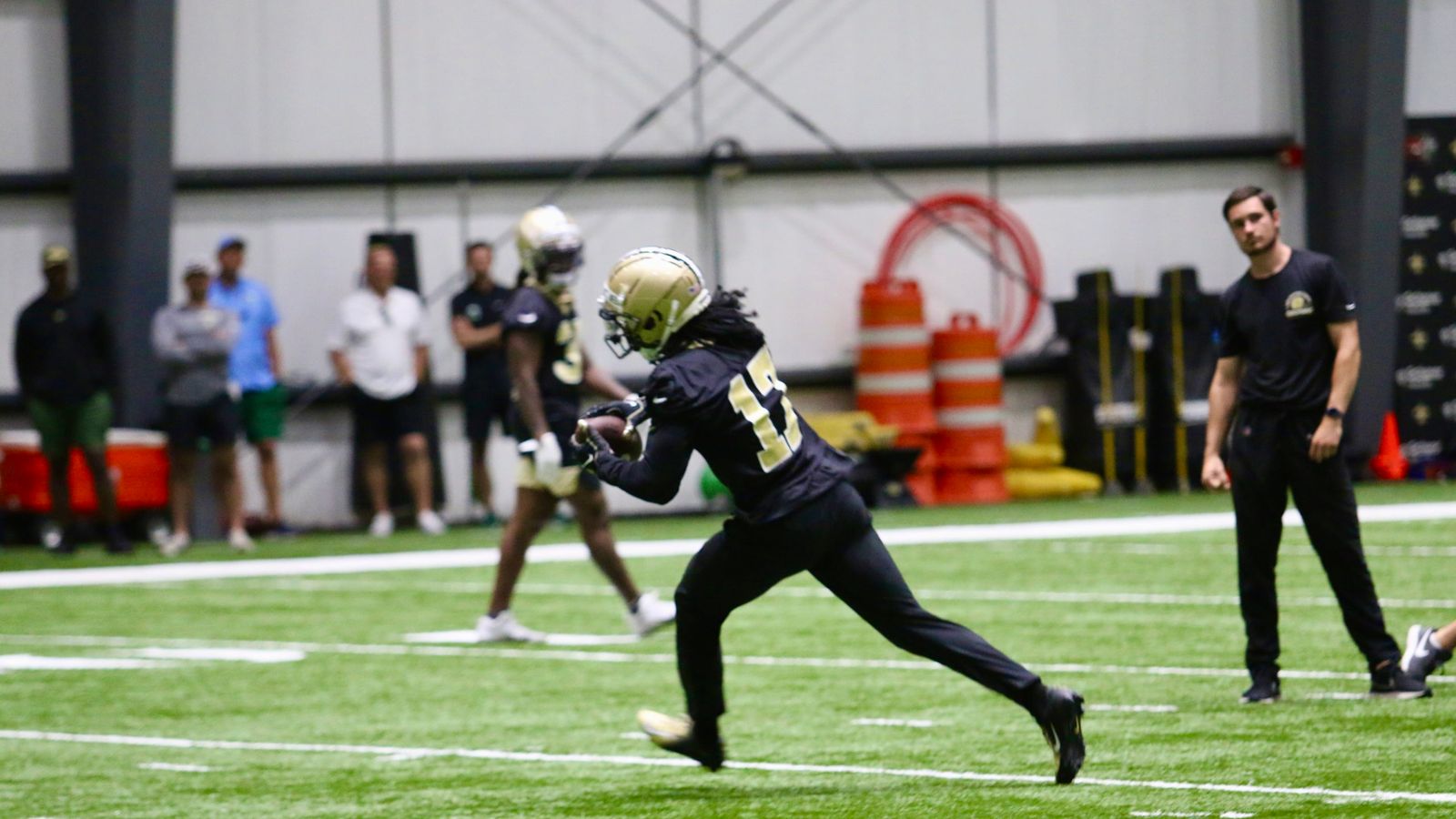 Bryce Thompson talks move to safety at New Orleans Saints Training