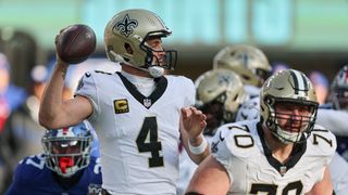 What could Saints get in a trade for Derek Carr? (Main Show). Photo by Vincent Carchietta/Imagn Images