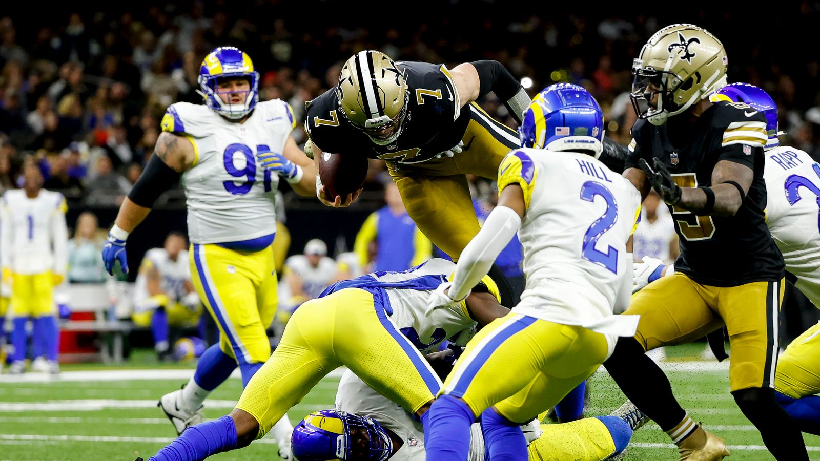 Saints QB Taysom Hill Throws First Touchdown Pass Of 2021 Season