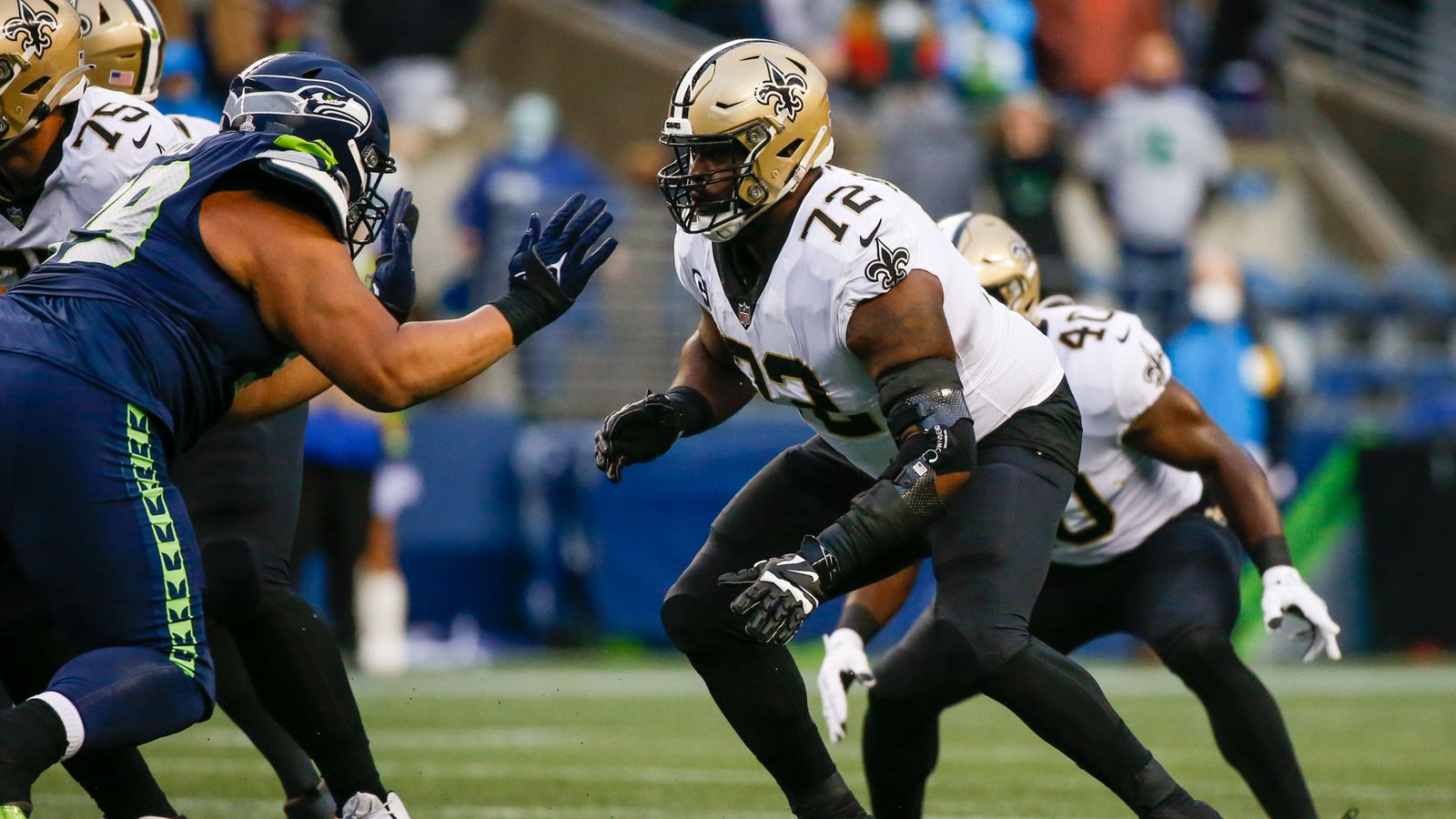 Download NFL Terron Armstead New Orleans Saints Wallpaper