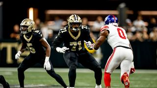 Kelvin Banks Jr.'s rookie season gives Saints a reason to believe (Analysis). Photo by Derick E. Hingle/NewOrleans.Football