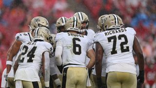 How does Tyler Shough's play affect the Saints' rebuilding timeline? (Main Show). Photo by Nathan Ray Seebeck/Imagn Images