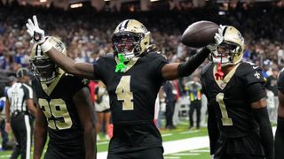 Ranking Saints needs: Will they have to replace Demario Davis, Taysom Hill and Alontae Taylor? (Analysis). Photo by Matthew Hinton/Imagn Images