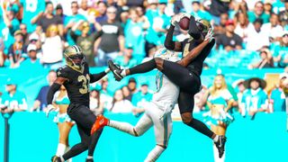 Week 13 Rundown: Saints bring theatrics late, but comeback falls short in Miami (Analysis). Photo by Rich Storry-Imagn Images